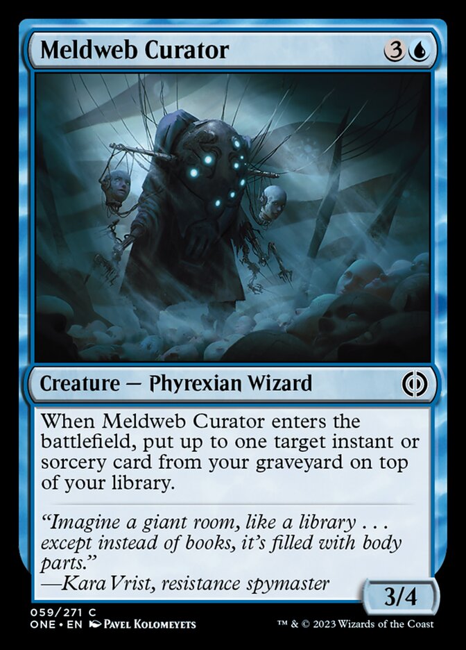 Meldweb Curator [Phyrexia: All Will Be One] | Gate City Games LLC