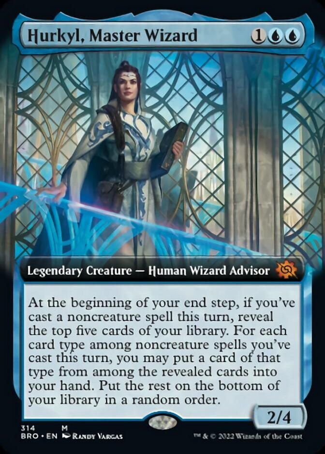 Hurkyl, Master Wizard (Extended Art) [The Brothers' War] | Gate City Games LLC