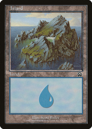 Island (336) [Mercadian Masques] | Gate City Games LLC