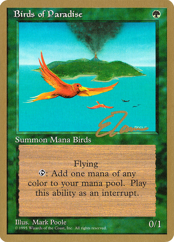 Birds of Paradise (Eric Tam) [Pro Tour Collector Set] | Gate City Games LLC