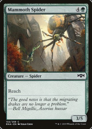 Mammoth Spider [Ravnica Allegiance] | Gate City Games LLC