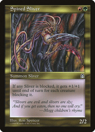 Spined Sliver [Stronghold] | Gate City Games LLC