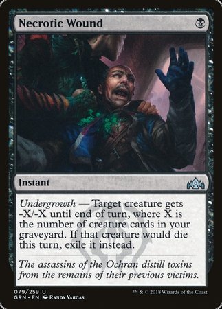 Necrotic Wound [Guilds of Ravnica] | Gate City Games LLC