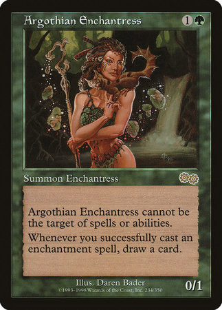 Argothian Enchantress [Urza's Saga] | Gate City Games LLC