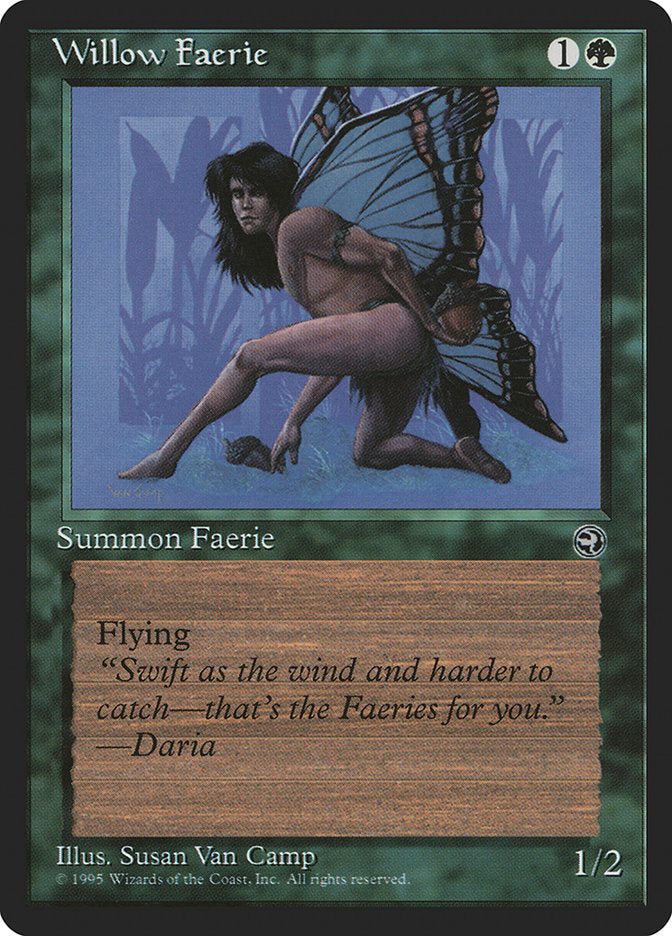 Willow Faerie (Daria Flavor Text) [Homelands] | Gate City Games LLC