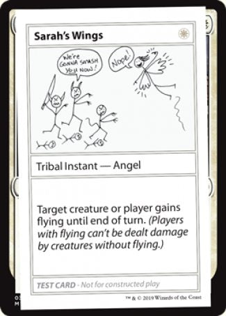 Sarah's Wings (2021 Edition) [Mystery Booster Playtest Cards] | Gate City Games LLC