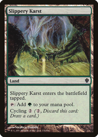 Slippery Karst [Commander 2013] | Gate City Games LLC