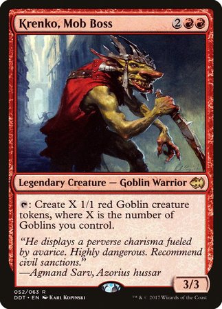Krenko, Mob Boss [Duel Decks: Merfolk vs. Goblins] | Gate City Games LLC