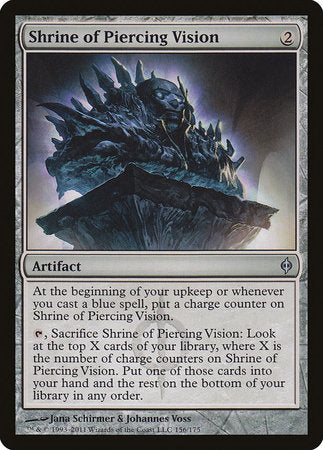 Shrine of Piercing Vision [New Phyrexia] | Gate City Games LLC