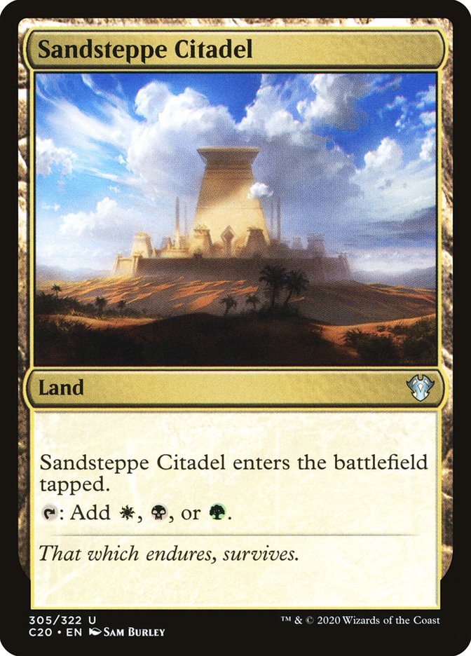 Sandsteppe Citadel [Commander 2020] | Gate City Games LLC