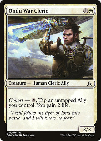 Ondu War Cleric [Oath of the Gatewatch] | Gate City Games LLC