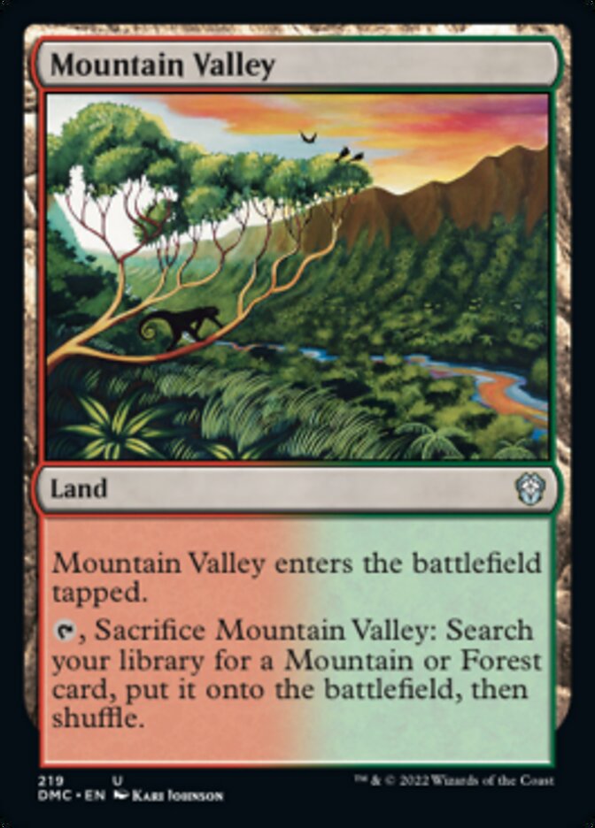 Mountain Valley [Dominaria United Commander] | Gate City Games LLC
