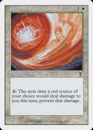 Circle of Protection: Red [Seventh Edition] | Gate City Games LLC