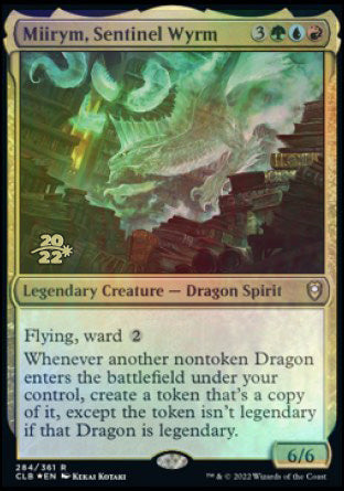 Miirym, Sentinel Wyrm [Commander Legends: Battle for Baldur's Gate Prerelease Promos] | Gate City Games LLC