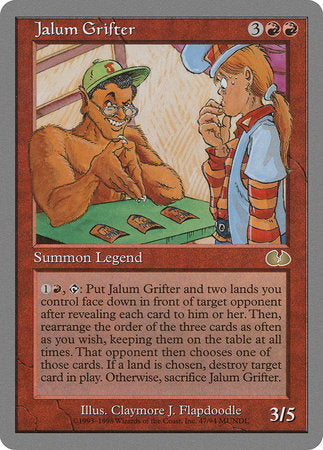 Jalum Grifter [Unglued] | Gate City Games LLC