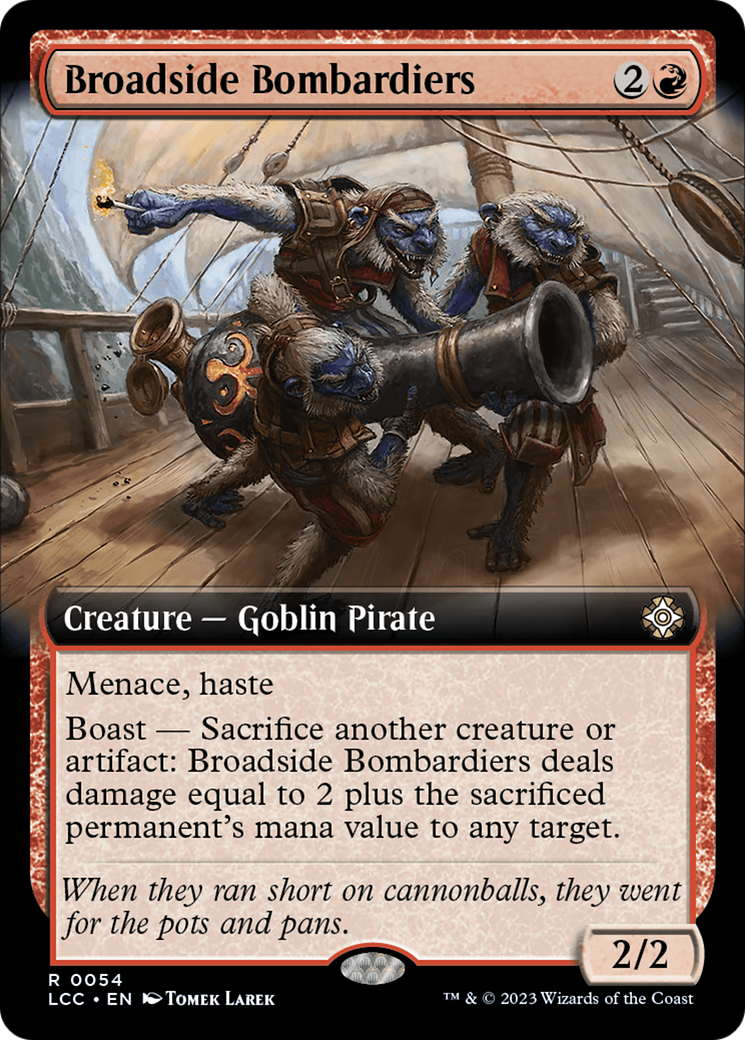 Broadside Bombardiers (Extended Art) [The Lost Caverns of Ixalan Commander] | Gate City Games LLC