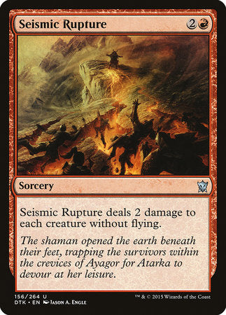 Seismic Rupture [Dragons of Tarkir] | Gate City Games LLC