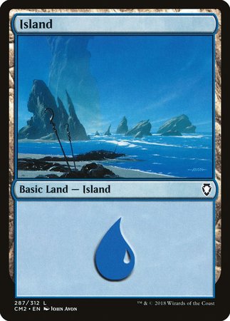 Island (287) [Commander Anthology Volume II] | Gate City Games LLC