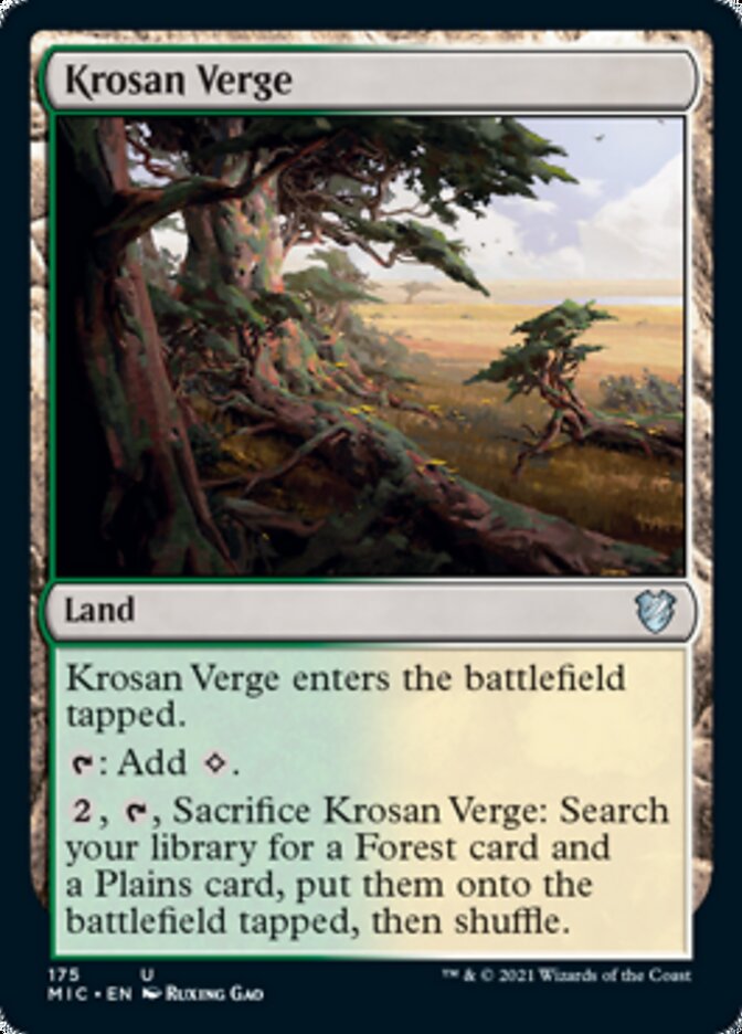 Krosan Verge [Innistrad: Midnight Hunt Commander] | Gate City Games LLC