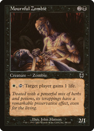 Mournful Zombie [Apocalypse] | Gate City Games LLC