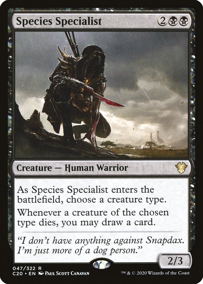 Species Specialist [Commander 2020] | Gate City Games LLC