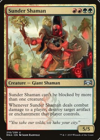 Sunder Shaman [Ravnica Allegiance] | Gate City Games LLC