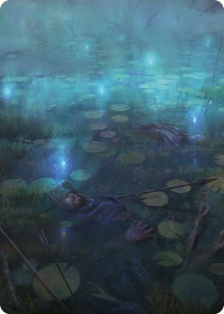 The Dead Marshes Art Card [The Lord of the Rings: Tales of Middle-earth Art Series] | Gate City Games LLC