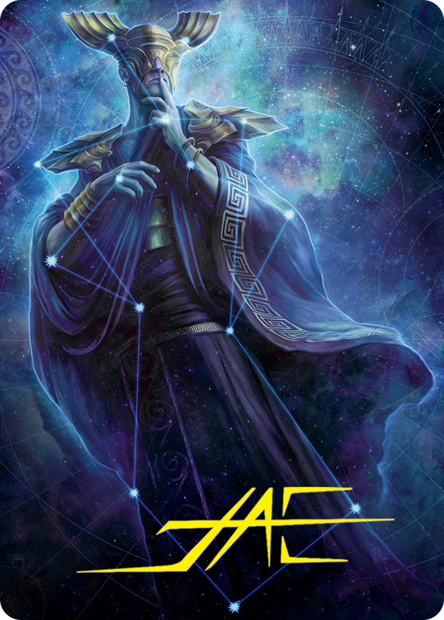 Atris, Oracle of Half-Truths Art Card (Gold-Stamped Signature) [March of the Machine Art Series] | Gate City Games LLC