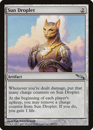 Sun Droplet [Mirrodin] | Gate City Games LLC