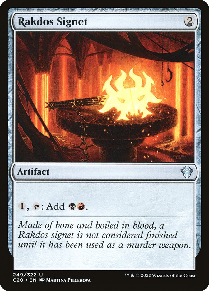 Rakdos Signet [Commander 2020] | Gate City Games LLC