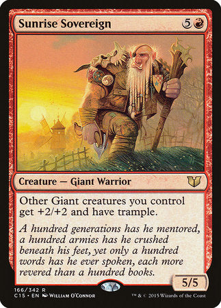 Sunrise Sovereign [Commander 2015] | Gate City Games LLC