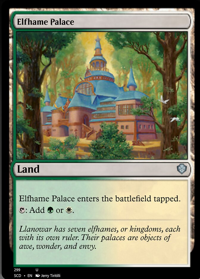 Elfhame Palace [Starter Commander Decks] | Gate City Games LLC