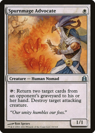 Spurnmage Advocate [Commander 2011] | Gate City Games LLC