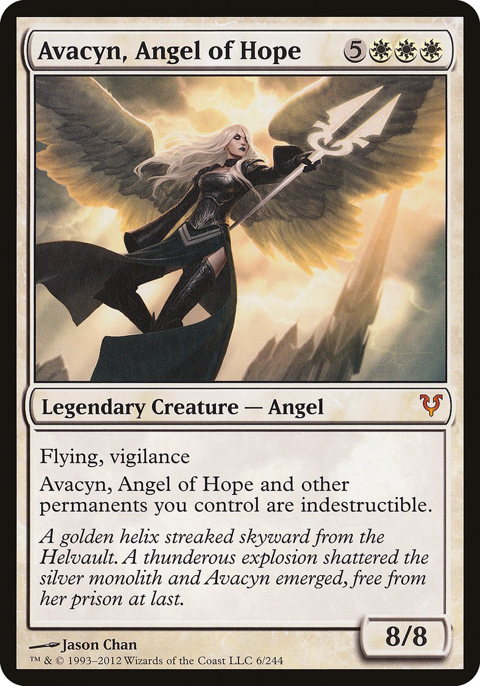 Avacyn, Angel of Hope (Oversized) [Open the Helvault] | Gate City Games LLC