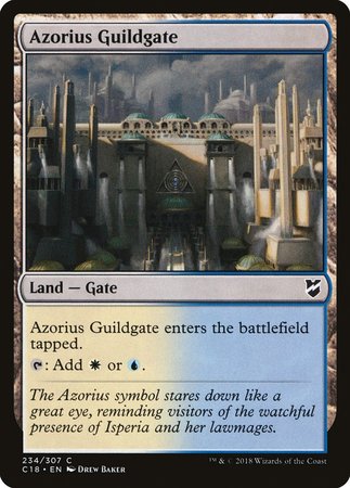 Azorius Guildgate [Commander 2018] | Gate City Games LLC