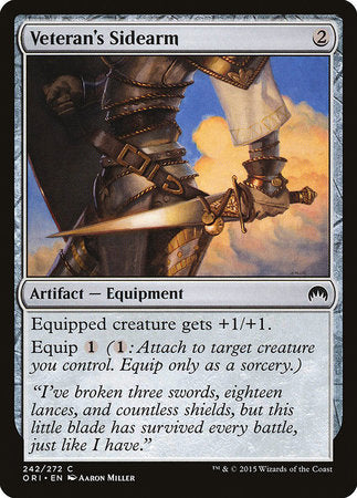 Veteran's Sidearm [Magic Origins] | Gate City Games LLC