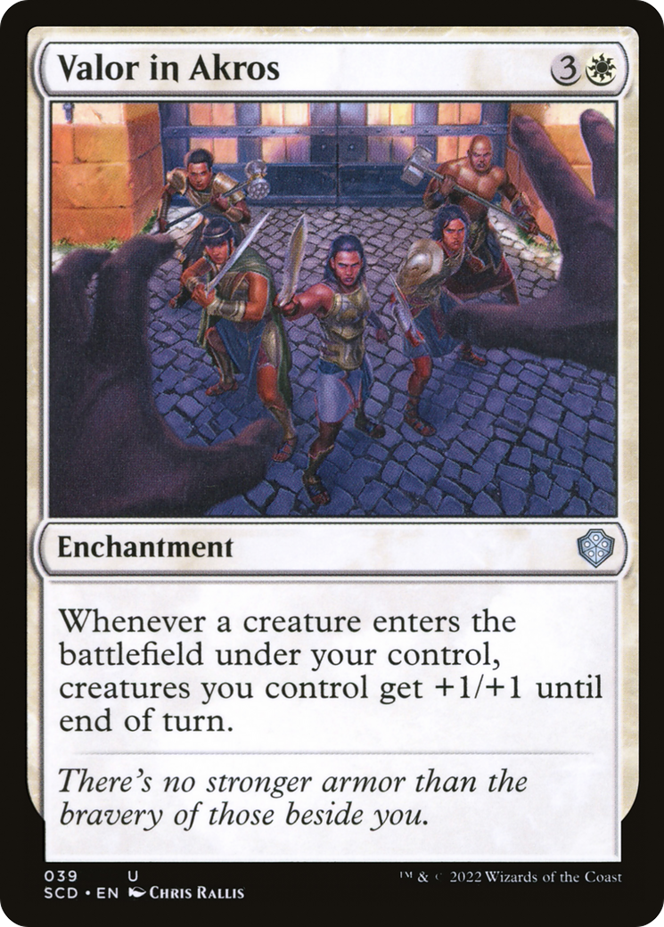 Valor in Akros [Starter Commander Decks] | Gate City Games LLC