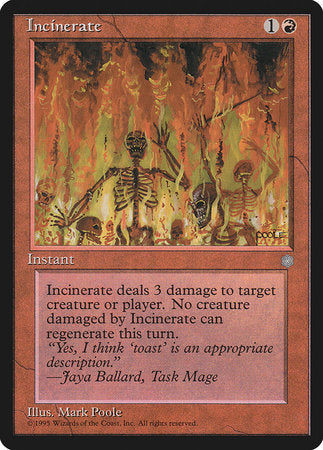 Incinerate [Ice Age] | Gate City Games LLC