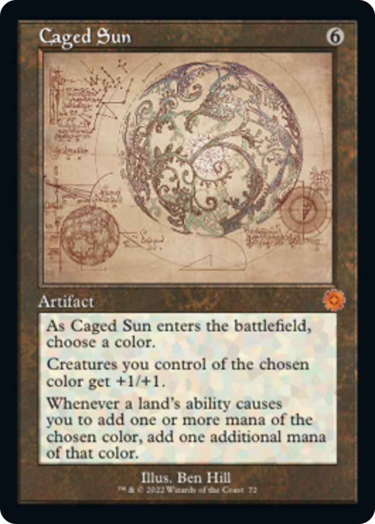 Caged Sun (Retro Schematic) [The Brothers' War Retro Artifacts] | Gate City Games LLC