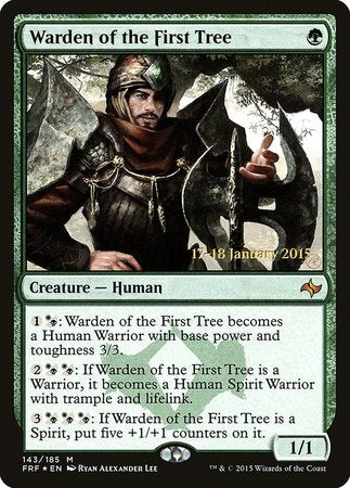 Warden of the First Tree [Fate Reforged Promos] | Gate City Games LLC