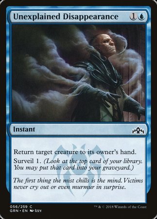 Unexplained Disappearance [Guilds of Ravnica] | Gate City Games LLC