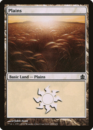 Plains (299) [Commander 2011] | Gate City Games LLC