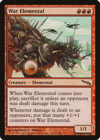 War Elemental [Mirrodin] | Gate City Games LLC