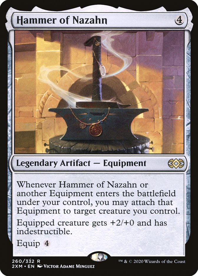 Hammer of Nazahn [Double Masters] | Gate City Games LLC