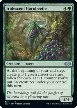 Iridescent Hornbeetle [Jumpstart 2022] | Gate City Games LLC
