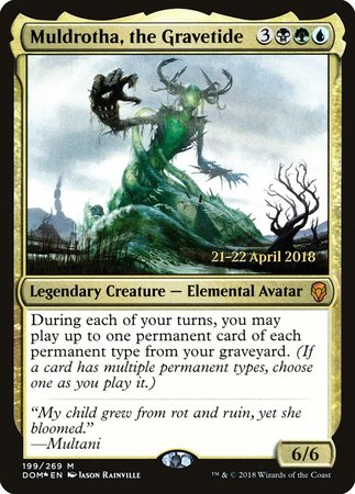 Muldrotha, the Gravetide [Dominaria Promos] | Gate City Games LLC