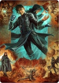 Jace, Mirror Mage 2 Art Card [Zendikar Rising Art Series] | Gate City Games LLC