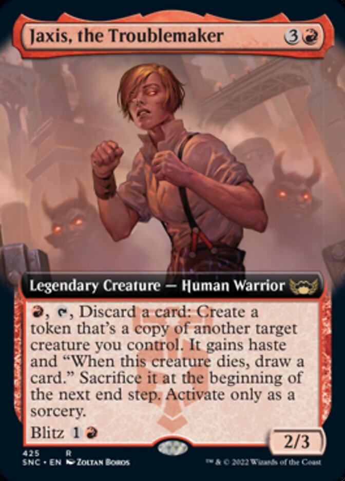 Jaxis, the Troublemaker (Extended Art) [Streets of New Capenna] | Gate City Games LLC