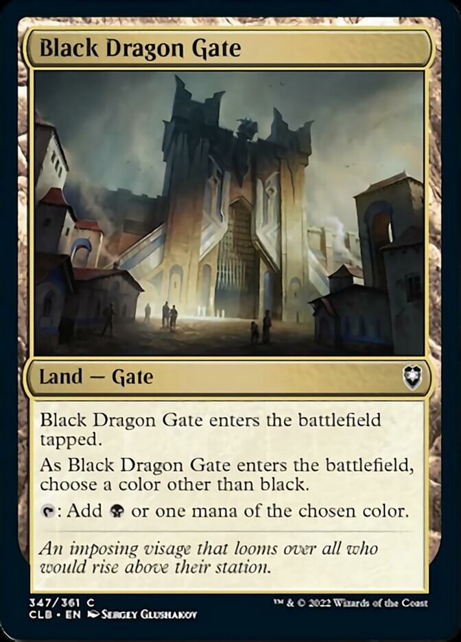 Black Dragon Gate [Commander Legends: Battle for Baldur's Gate] | Gate City Games LLC