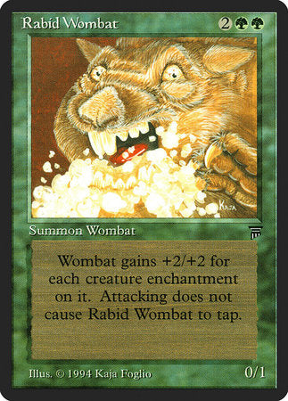 Rabid Wombat [Legends] | Gate City Games LLC